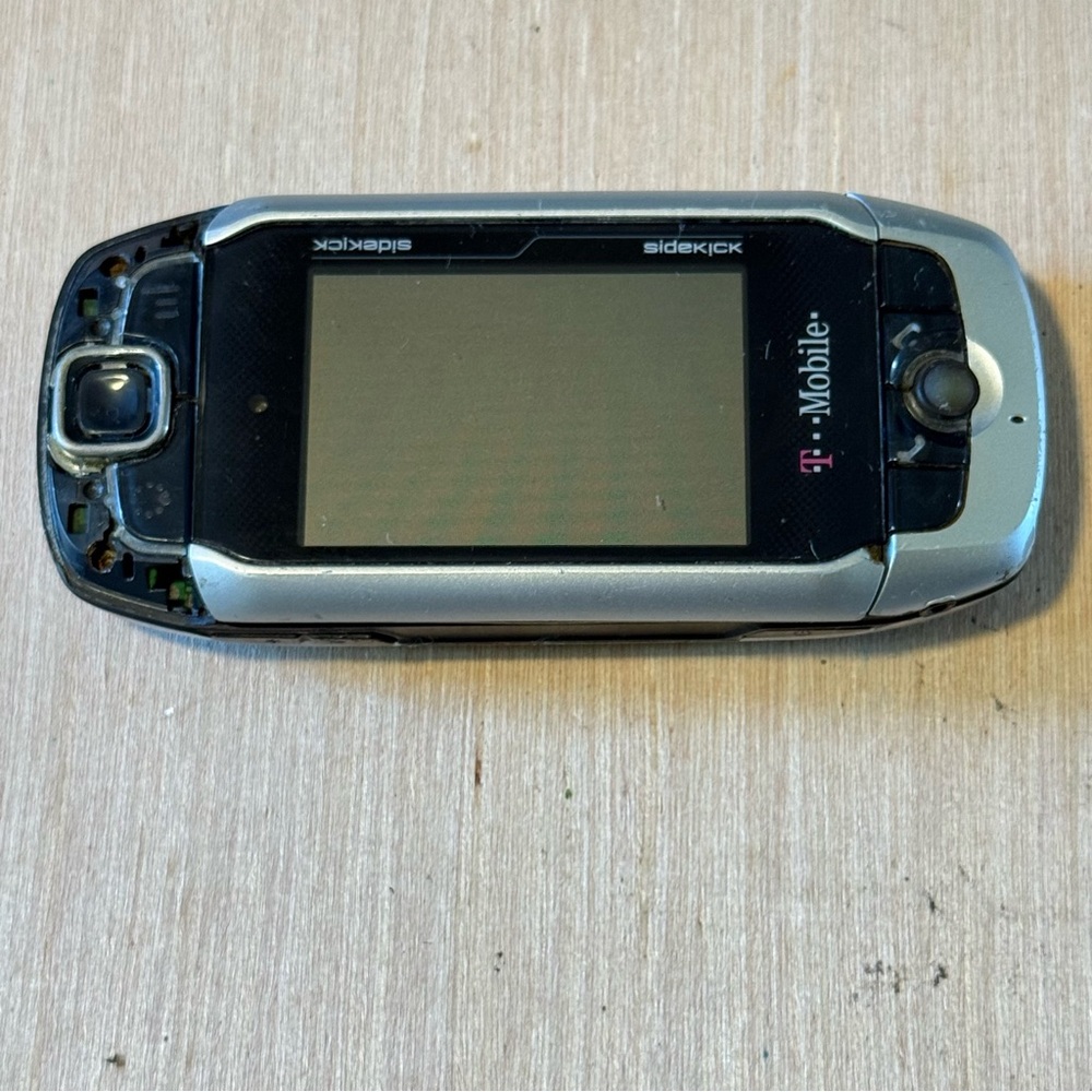 Vintage Sharp T-Mobile Sidekick 3 Model:PV200 Silver/Blk*UNTESTED*Parts/Repair!!